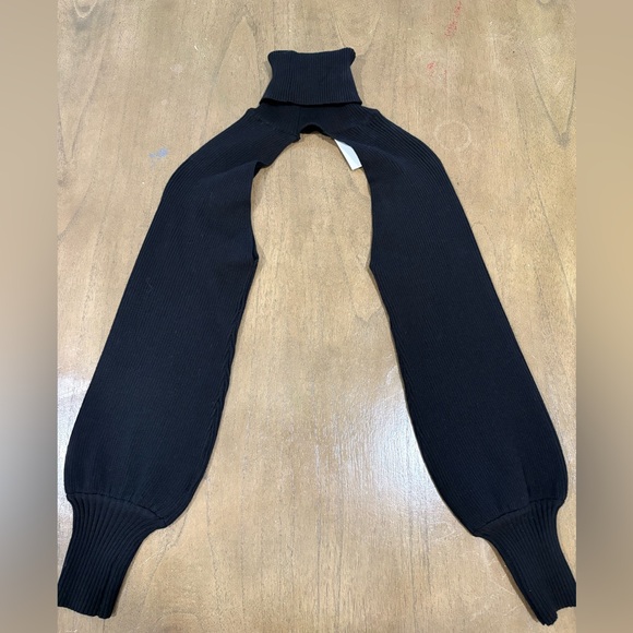 🆕 BIDA black turtleneck arm warmer/sleeve sweater - Picture 2 of 4